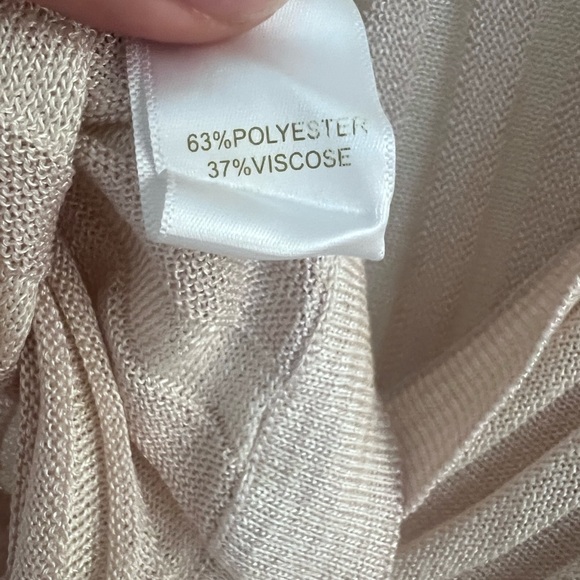 House of Harlow 1960 Beige Ribbed Crop Top - Picture 6 of 6